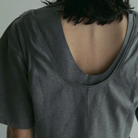 【anuke】Layered Cut T-shirts  ＊