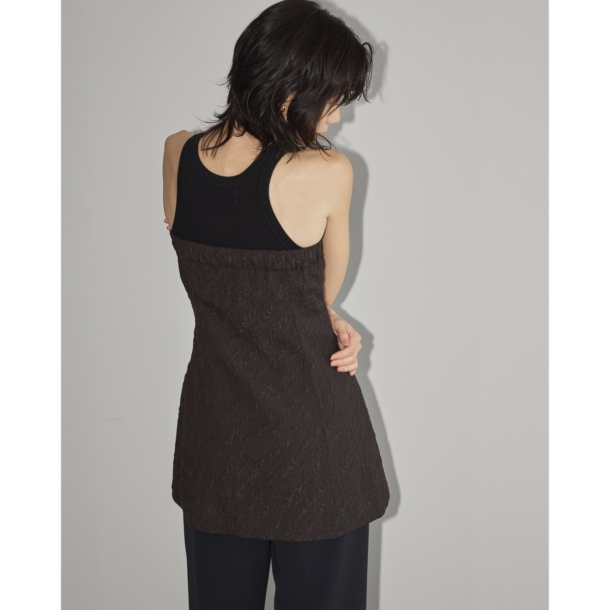 今期　完売　レア白　todayful Jacquard Bare Tunic