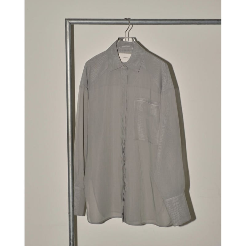 TODAYFUL Organdy Over Shirts チャコールグレー TODAYFUL（トゥデイフル）の「【TODAYFUL/トゥデイフル】Organdy