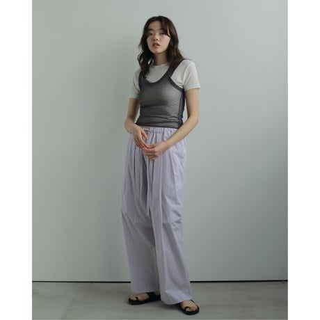 【anuke】Tulle Tank Top