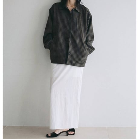 【anuke】Check Coverall Jacket　※納期9月中旬～10月中旬
