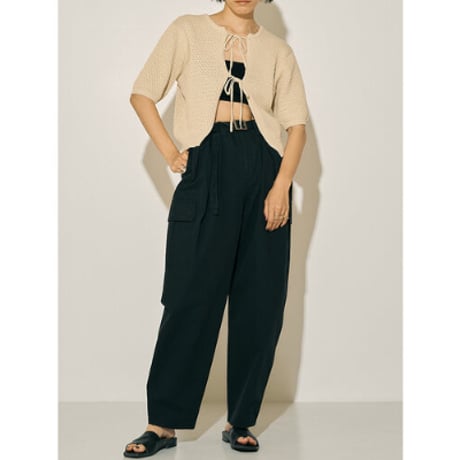 【YENN】2WAY RIBBON KNIT