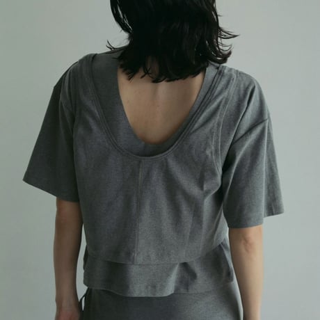 【anuke】Layered Cut T-shirts  ＊