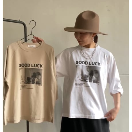 【LE MELANGE】7分袖ラグランTee