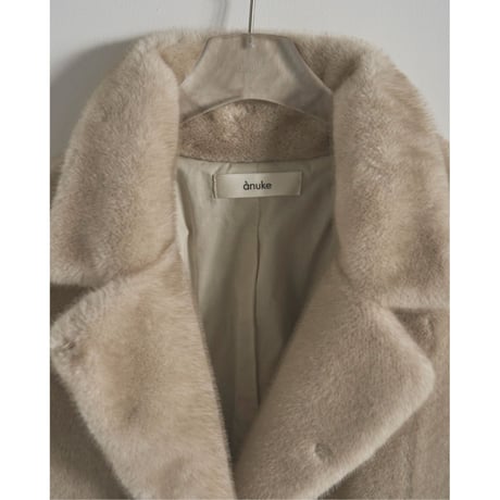 【anuke】Eco Minkfur Jacket※11月中～12月中