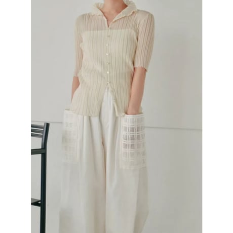 【Hella】high neck rib tops  ※納期4/下〜5/下