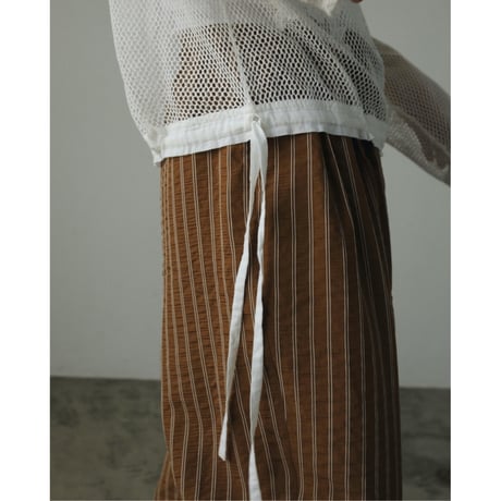 【ànuke】Embroidery Mesh Tops