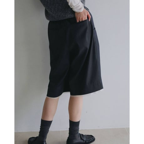 【anuke】Hightwist Half Pants　※納期8月下旬～9月下旬