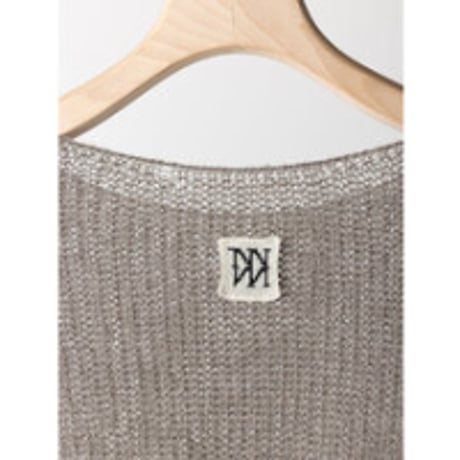 【YENN】SHEER MOHAIR KNIT PO　※納期：9月中旬〜10月中旬