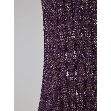 【YENN】OPENWORK KNIT OP