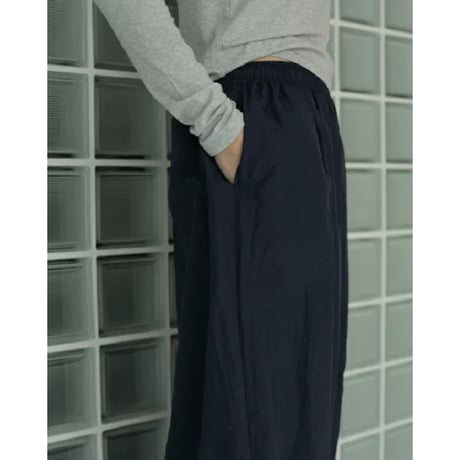 【ànuke】Nylon Volume Pants