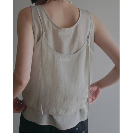 【anuke】Camisole Layered Tanktop