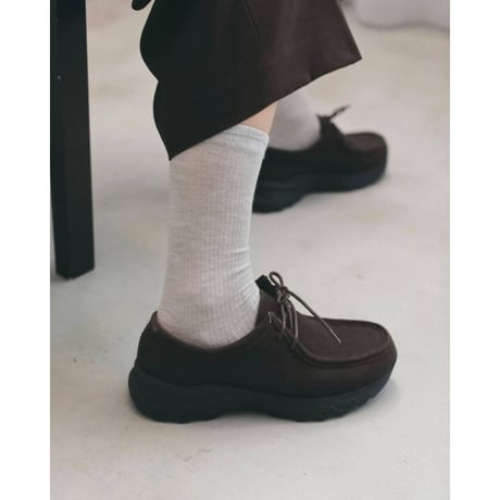 【anuke】Eco Suede Moccasin