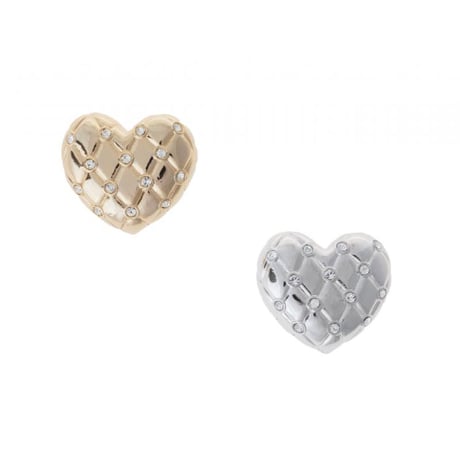 【Sea'ds Mara 】Quilting heart motif brooch