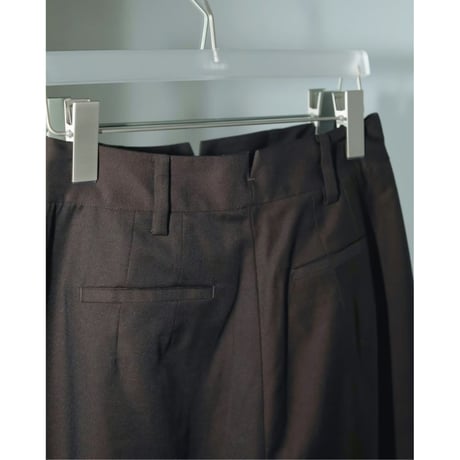 【anuke】Twill Wide Pants　※納期3月上旬～4月上旬
