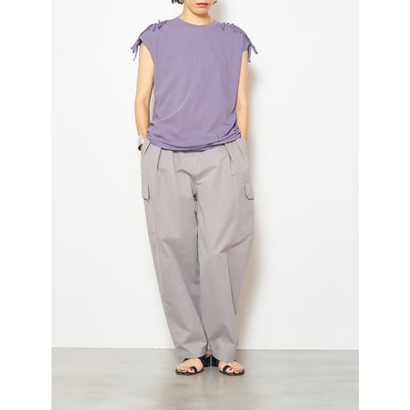 【YENN】 SHOULDER RIBBON TOPS