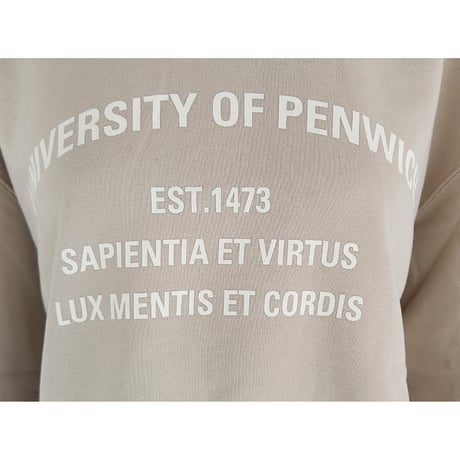 【Boutique Ordinary】Twisted College Sweat