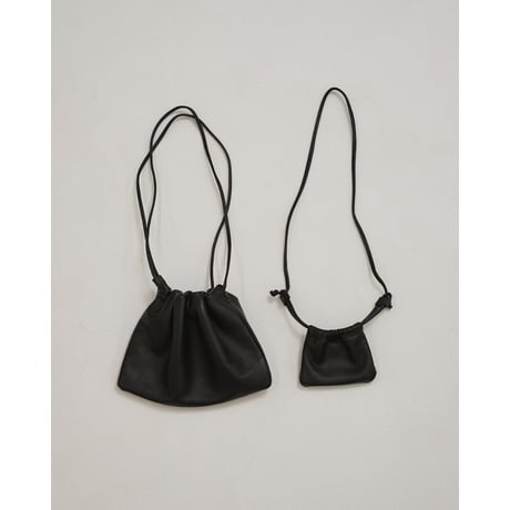 【TODAYFUL】Drawstring Leather Bag　※納期 5月上旬〜6月上旬