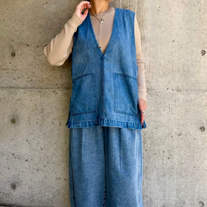 CLOCHE】デニムベスト | selectshop kusukusu