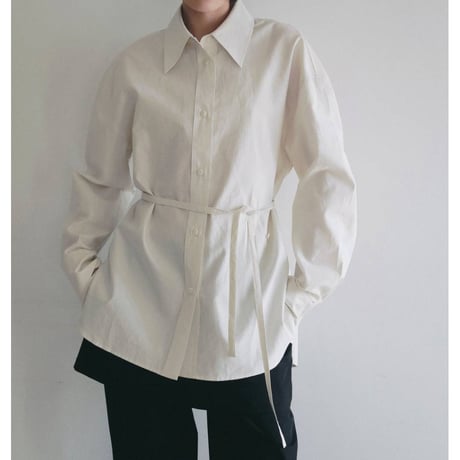 【anuke】Cachecoeur Cotton Shirts　※納期8月下旬～9月下旬