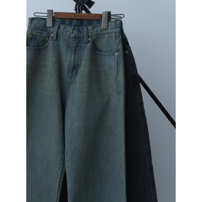 Hella】side hem slit denim ※納期4月中旬〜5月中旬 | selec