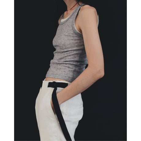 【anuke】Wool Rib Tanktop　※納期4月上旬～5月上旬
