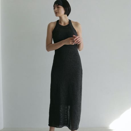 【anuke】Strawyarn Knit Onepiece　※納期4月下旬〜5月下旬