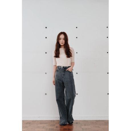 【Hella】bear tenjiku top　※納期4月中旬〜5月中旬