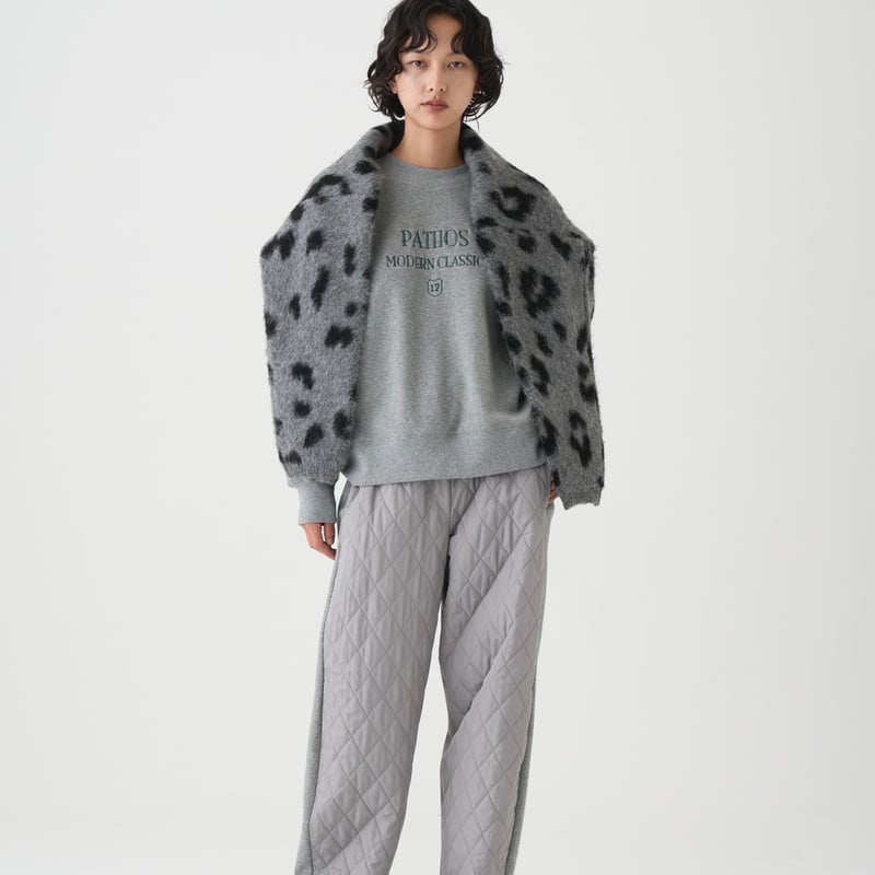 Boutique Ordinary】Cheetah Knit Cardigan | sele