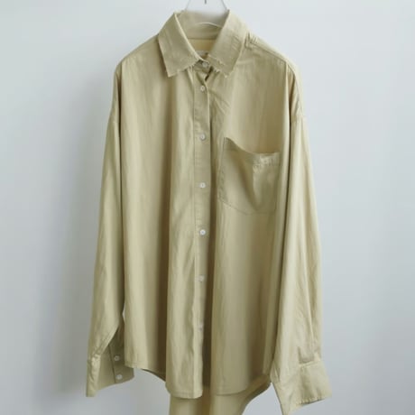 【anuke】 Chambray Over Shirts　※納期2月中旬〜3月中旬