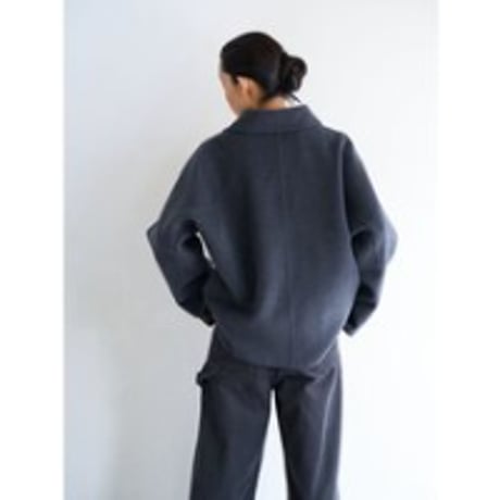 【YENN】W FACE COLLARED JK　※納期：9月中旬〜10月中旬