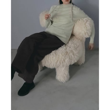 【anuke】Wool Curve Pants　※納期12月中旬～1月中旬
