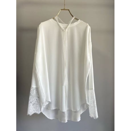 【MARGAUX VINTAGE】シアーロンTEE　カフスレース