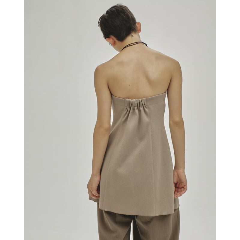 TODAYFUL】 Georgette Bare Tunic ※納期4/中～5/中 | se