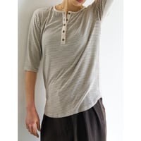 【YENN】HENRY 3,4 SLEEVE TEE