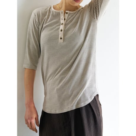 【YENN】HENRY 3,4 SLEEVE TEE