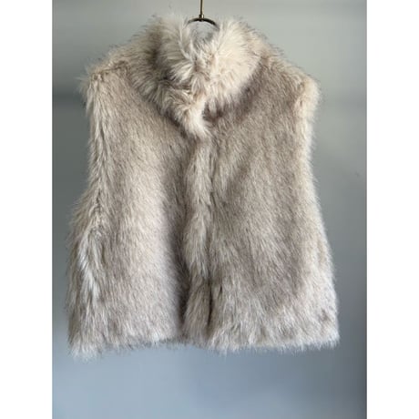 【MARGAUX VINTAGE】フェイクファーベスト