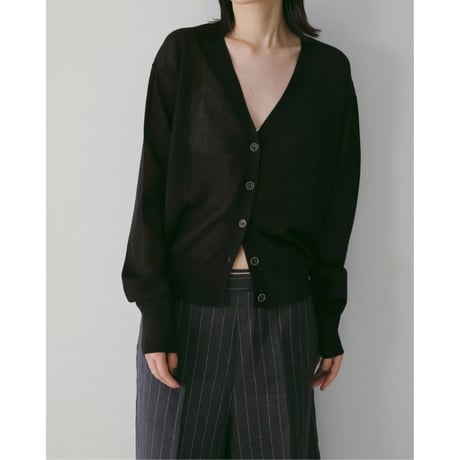 【anuke】Highgauge Sheer Cardigan