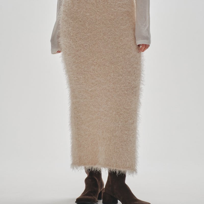 TODAYFUL】Shaggy Knit Skirt | selectshop kusukusu