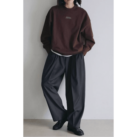 【anuke】Hightwist Cocoon Pants　※納期8月下旬～9月下旬