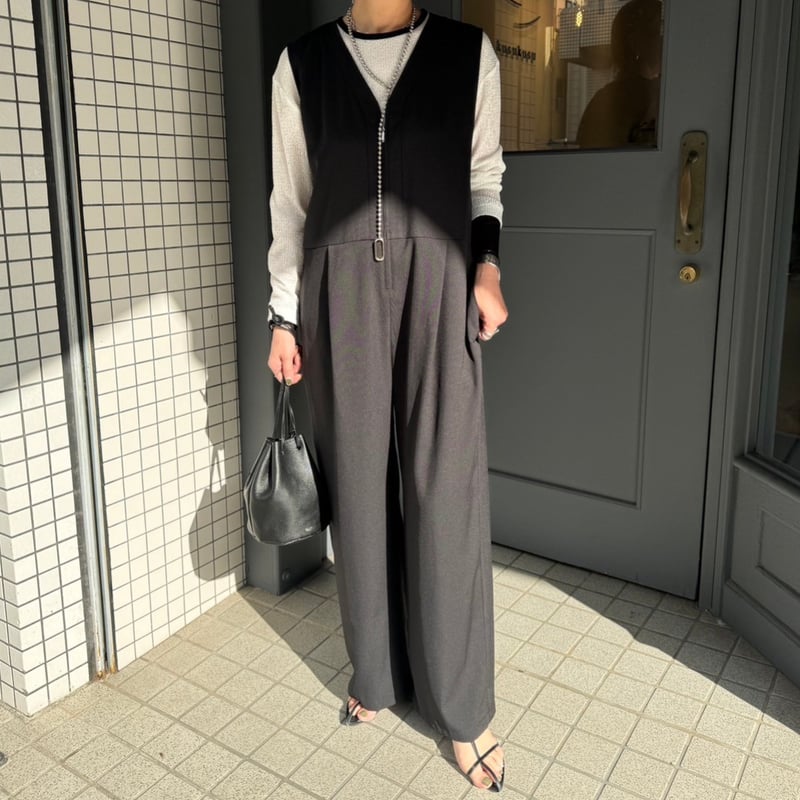 kusukusuオリジナル】バックチュールサロペット | selectshop kusukusu