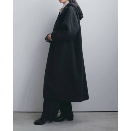 【anuke】Wool Hoodie Coat