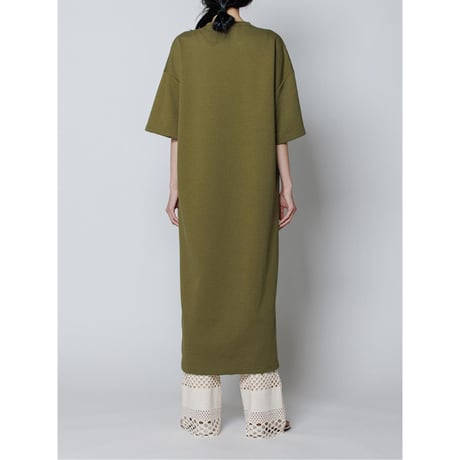 【YENN】HOLE BOXY TEE DRESS
