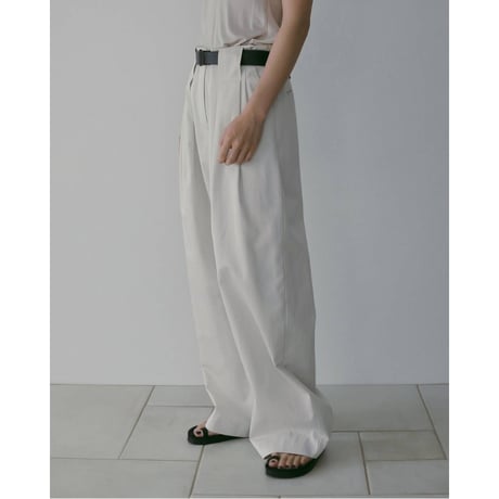【anuke】Twill Loose Pants