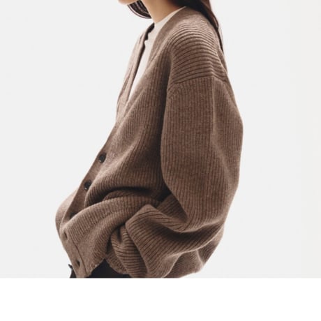 【TODAYFUL】Wool Ribknit Cardigan