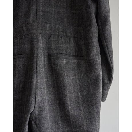 【anuke】Check Shirts Combinaison　※納期9月中旬～10月中旬
