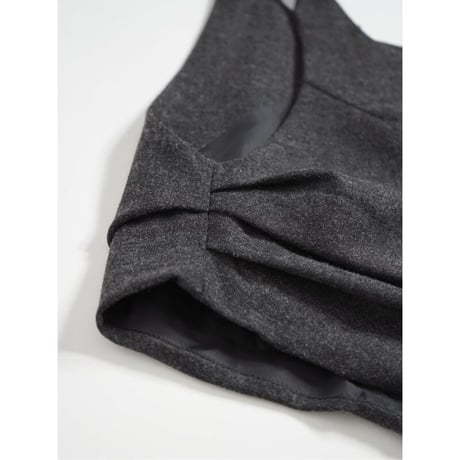 【YENN】WOOL BUSTIER PO