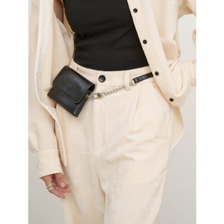 【YENN】 MOLE TWILL CURVE PT