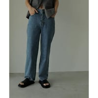 【ànuke】Highwaist Straight Denim