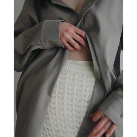【anuke】Pattern Knit Skirt　※納期8月上旬～9月上旬
